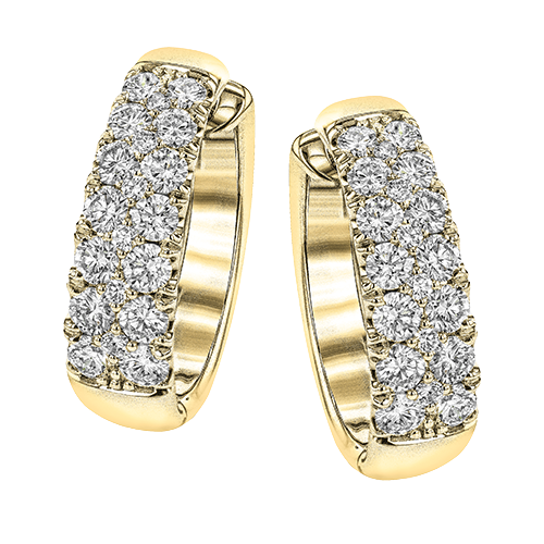 LE4391-Y HOOP EARRING