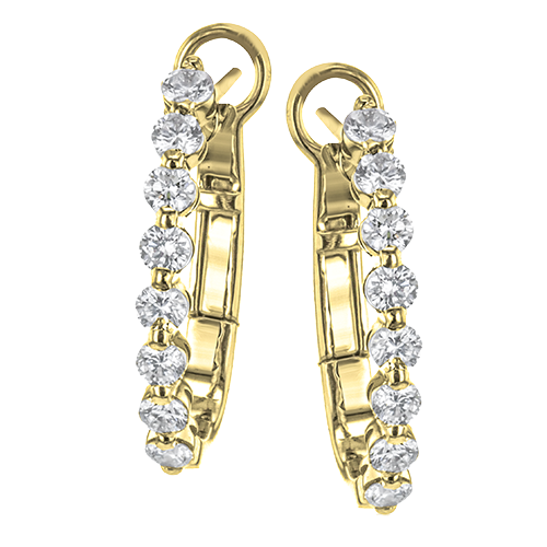 LE4581-Y HOOP EARRING