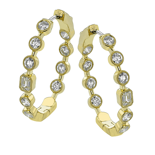 LE4901-OV HOOP EARRING