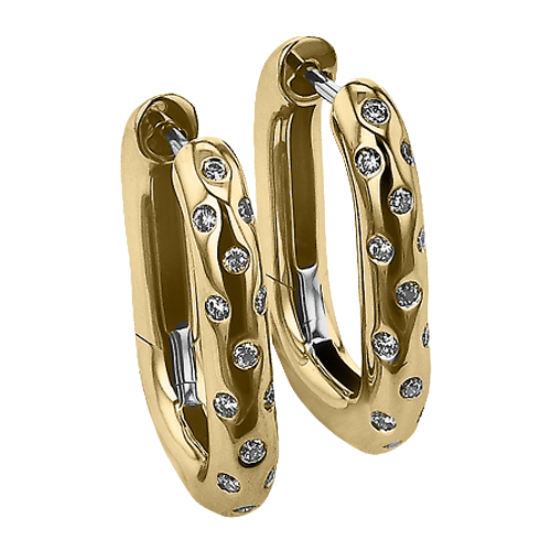 LE4925-Y HOOP EARRING