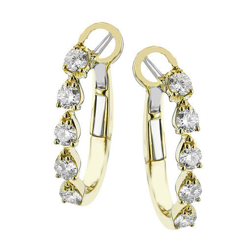 LE4952-Y HOOP EARRING