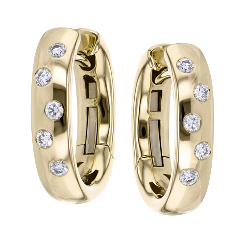 LE4993-Y HOOP EARRING