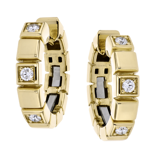 LE4999-Y HOOP EARRING