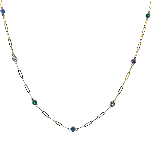 LN4149-A COLOR NECKLACE