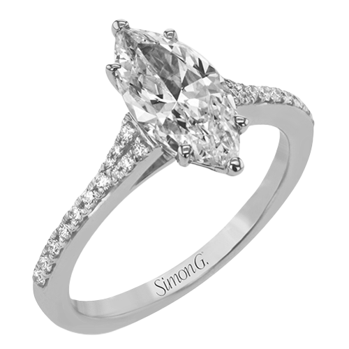 LR2507-MQ ENGAGEMENT RING