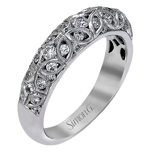 14K White Gold Ring